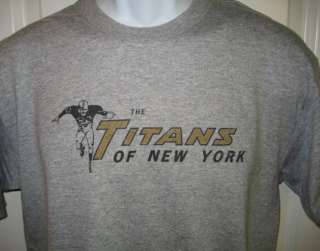 New York TITANS Throwback Logo NFL T Shirt Large  