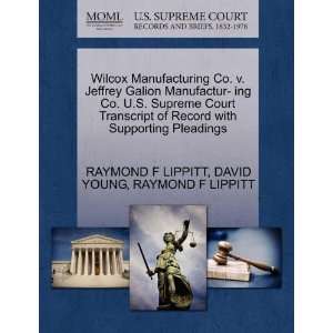  Wilcox Manufacturing Co. v. Jeffrey Galion Manufactur  ing Co 