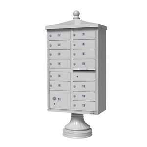  Florence Mailboxes 1570 13V2WH Vital Type Cluster Box Unit 