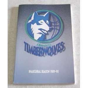   Timberwolves media guide 1989 90 inaugural season
