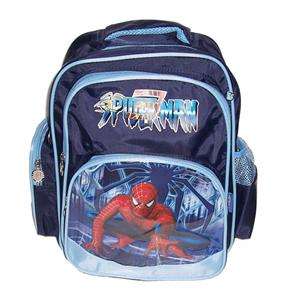 New SPIDERMAN Blue Backpack Schoolbag + Pencil Case Bag  