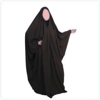 Black Malhafa overhead abaya jilbab islamic clothes eid  
