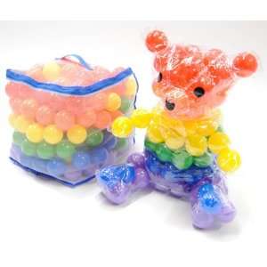 200 Phthalates Free Play Ball w/ Mesh Tote & Wonder Bear 6 Colors 