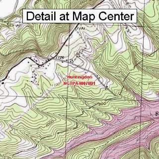   Map   Huntingdon, Pennsylvania (Folded/Waterproof)