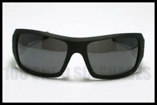 Soft MATTE BLACK Mens Active Sunglasses Designers New  