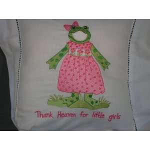  Kelly Rightsell Hand Embroidered Pillow Baby