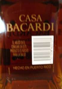 Casa Bacardi Special Reserve Rum Special Edition RARE  