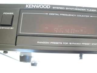 KENWOOD STEREO SYNTHESIZER TUNER KT 56 SALE $69  