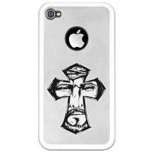    iPhone 4 Clear Case White Jesus Christ in Cross: Everything Else