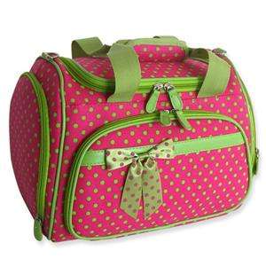 Zebra Polka Dot Floral Travel LuggageTote Duffle Bag Dance Sleep Over 