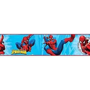   The Amazing Spider Man Peel and Stick Wall Border: Home & Kitchen