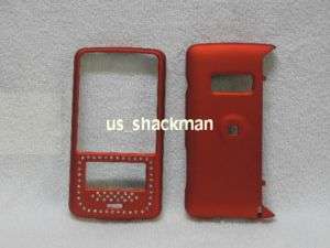 Verizon Cell Phone Armor Case LG VX9100 Orange Diamonds  