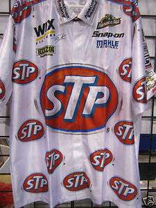 Tony Pedregon STP Autographed 2011 Crew Team Shirt Size X Large  