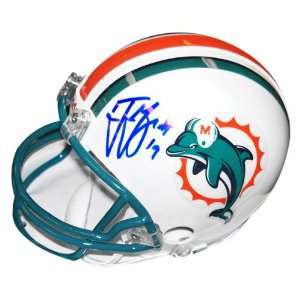 Ted Ginn Jr. Miami Dolphins Autographed Mini Helmet:  