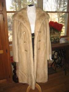 Small Medium Excellent Vintage Mink Fur Swing Coat Jacket #486c  