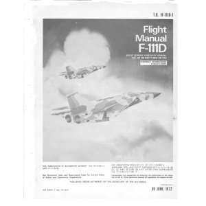   General Dynamics F 111 D Aircraft Flight Manual General Dynamics