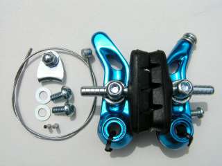 BMX Cantilever Brake Set   BLUE ANODIZED  