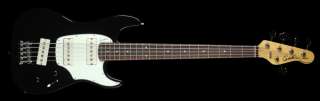   String Electric Bass Guitar Basswood Body Maple Fretboard Black