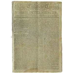  American Newspaper From the American Revolution, 1781 1782 