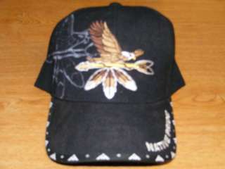 FLYING EAGLE SPEAR NATIVE PRIDE AMERICAN INDIAN HAT CAP  