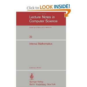 Interval Mathematics Proceedings of the International 