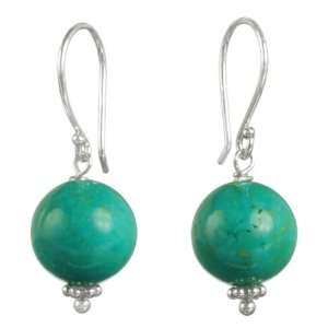  Sterling Silver 10mm Stabilized Turquoise Bobby Single 