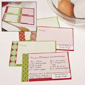 Christmas Recipe Cards   Invitations & Stationery & Greeting Cards 