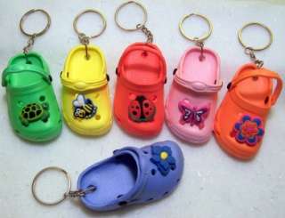 Croc Clog Shoe Keychain upic charm butterfly dolphin bee flower etc 