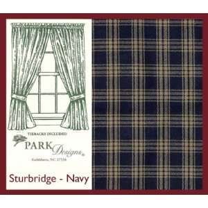 Park Designs Sturbridge Country Navy Panel Curtains  
