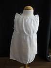 ANTIQUE EDWARDIAN GIRL EMBROIDERED APRON PINNY PINAFORE