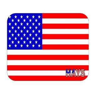  US Flag   Hays, Kansas (KS) Mouse Pad 