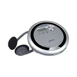 GPX PORTABLE CD PLAYER WITH 60 SECOND ASP AND DIGITAL AM/FM RADI: MP3 