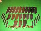 10 Pack Black Leather Knife Sheath Kits