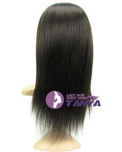   Straight _100% Indian Remy Human Hair Full Lace / Front Lace Wigs