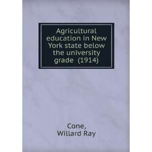 Agricultural education in New York state below the university gr