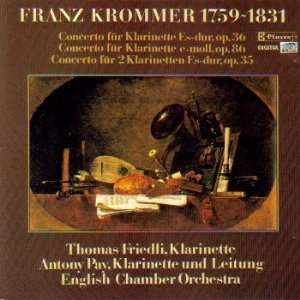   Krommer, English Chamber Orchestra, Thomas Friedli, Antony Pay Music