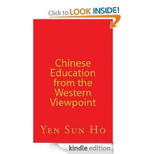   From the Western Viewpoint Yen Sun Ho  Kindle Store