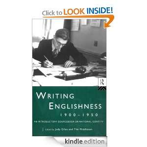  Writing Englishness: An Introductory Sourcebook eBook: Tim 