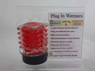 Ruby Red Stacked Plug In Night Light Tart Warmer M003R  
