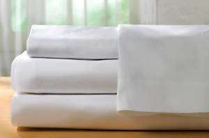 NEW TWIN 66x104 T200 Flat Bedsheets White Wholesale 2DZ  