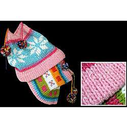 Hand woven Princess Wool Hat (Ecuador)  
