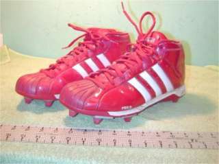 Adidas Pro D Football shoes Firey Red size 11 1/2? Cleats  