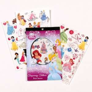  Disney Princess Temporary Tattoo Book Party Supplies: Toys 
