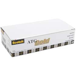 Scotch ATG 36 yard Gold Adhesive Transfer Tape Rolls (Pack of 12 
