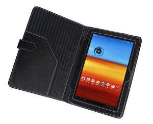 Cover Up Samsung Galaxy Tab 10.1 Tablet Black Faux (PU) Leather Cover 