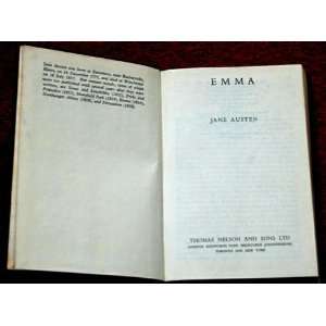  Emma (9780460034081): Jane Austen: Books