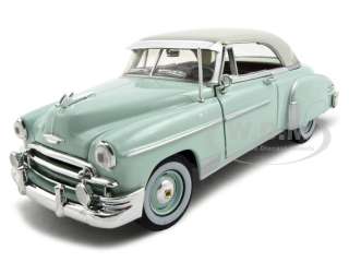 1950 CHEVROLET BEL AIR GREEN 124 DIECAST MODEL CAR  