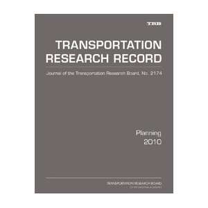  Planning 2010 (9780309160445) TRB Publications Books