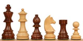 German Staunton Chess Set Golden Rosewood 3.75 King  