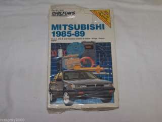 Chilton Mitsubishi 1985   1989 Repair Manual  
